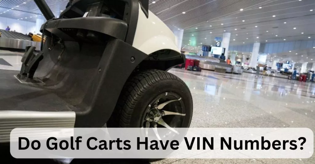 Do Golf Carts Have VIN Numbers? (How to Find VIN Numbers)