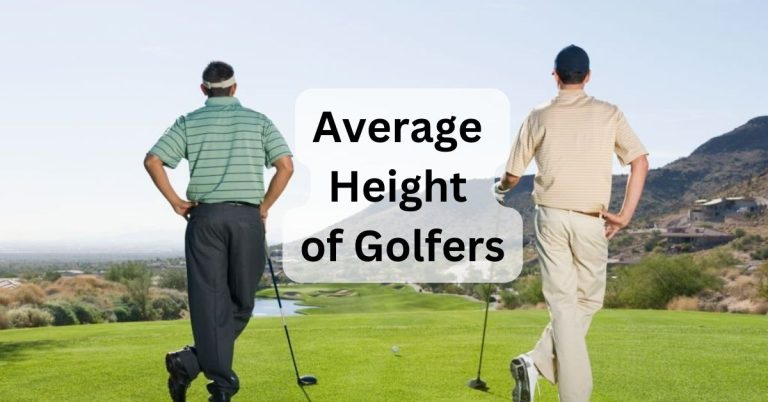 average height of golfers